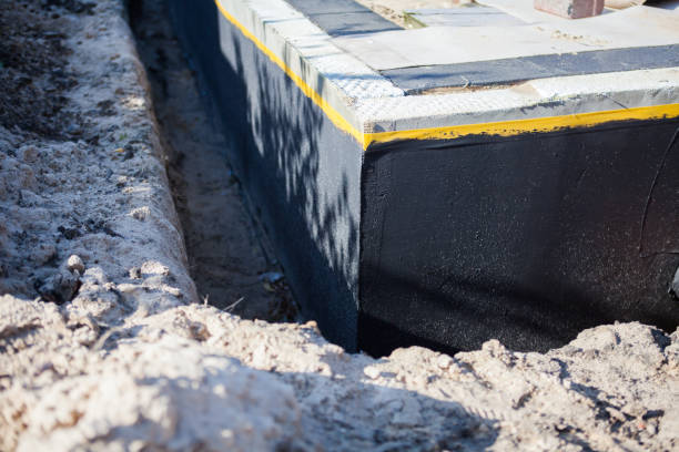 Residential Exterior Waterproofing installation at a Sunman, IN home by SJ Waterproofing Pros